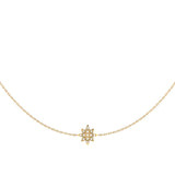 Starry Lane Layered Diamond Necklace in 14K Yellow Gold Vermeil on Sterling Silver