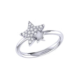 Dazzling Starkissed Duo Diamond Ring in 14K White Gold
