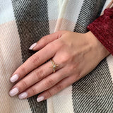North Star Detachable Diamond Ring in 14K Yellow Gold
