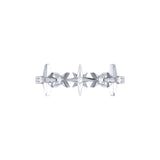 Starry Lane Diamond Ring in Sterling Silver