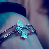 One Way Arrow Adjustable Diamond Cuff in Sterling Silver