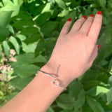 Celia C Adjustable Diamond Cuff in 14K White Gold