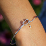 Celia C Adjustable Diamond Cuff in 14K White Gold