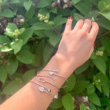 Celia C Adjustable Diamond Cuff in 14K White Gold