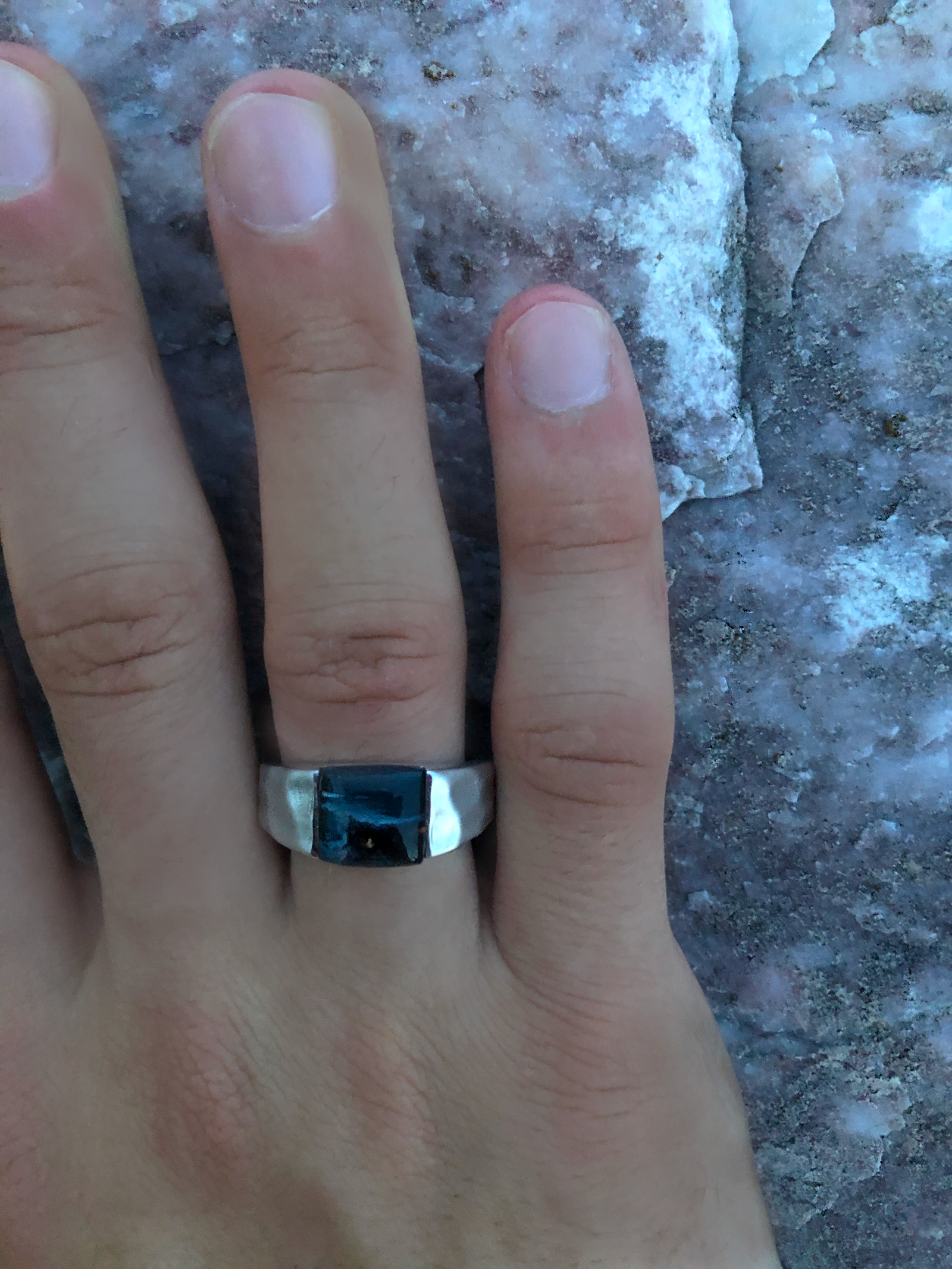 Pietersite Ring “Tempest Stone” .925 factory US Sz 6.5