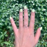One Way Arrow Diamond Open Ring in 14K Rose Gold Vermeil on Sterling Silver