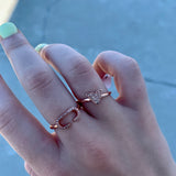 Celia C Diamond Ring in 14K Rose Gold